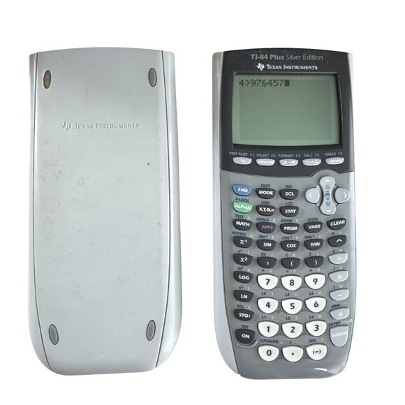 Texas Instruments TI-84 Plus Silver Edition Graphing Calculator MC-90 - Picture 1 of 7